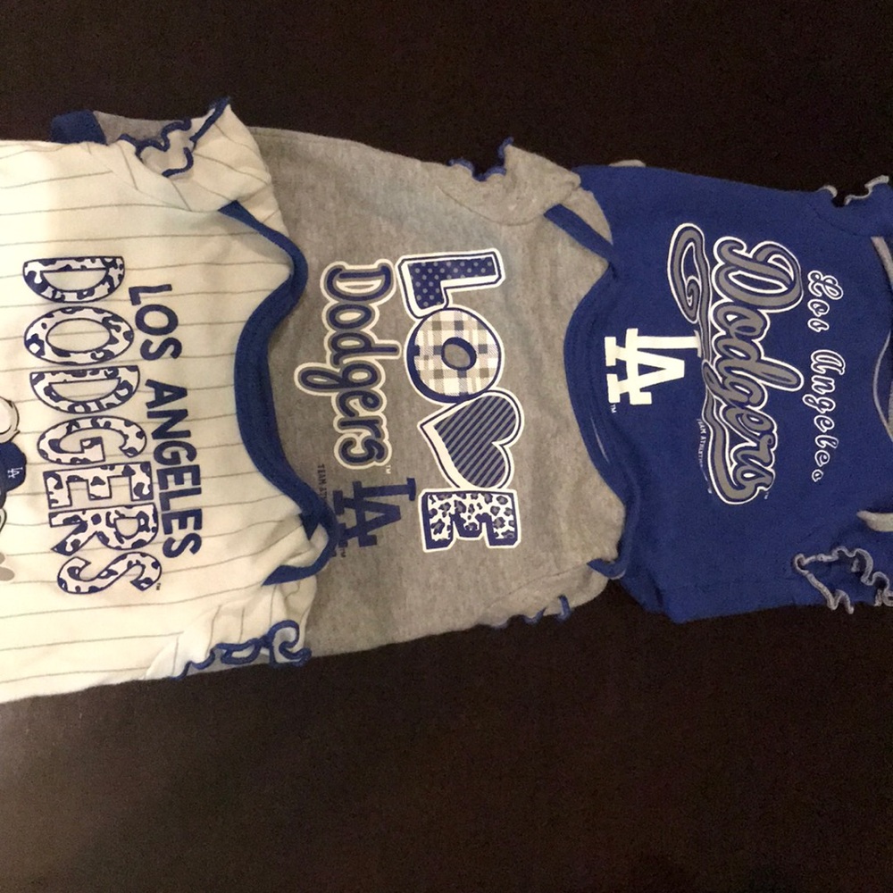 LA Dodger onesies